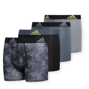 NEW/Sealed adidas Kids-Boy's Performance Boxer Briefs Underwear (4-Pack) Size Sm